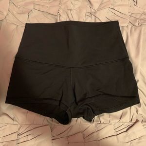 Lululemon wunder under high rise shorts